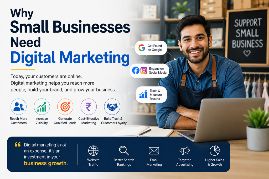 Why Small Businesses Need Digital Marketing to Grow Online